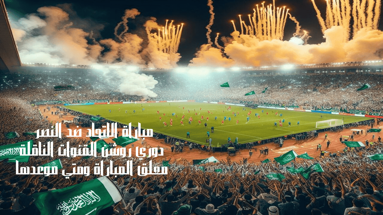 متابعة مباراة الاتحاد ضد النصر دوري روشن القنوات الناقلة معلق المباراة ومتي موعدها
