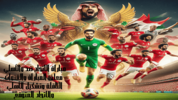 مباراة الاتحاد ضد والأهلي معلق المباراة والقنوات الناقلة وتشكيل الأهلي والاتحاد المتوقع