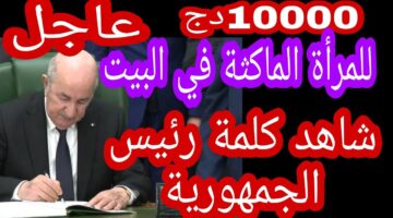 منحة المرأة الماكثة بالبيت في الجزائر