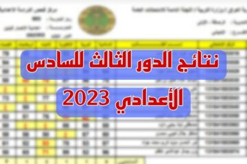 ظهرت الآن..الرابط الخاص للاستعلام عن نتائج الصف السادس الإعدادي الدور الثالث 2023 من خلال الموقع الرسمي لوزارة التربية والتعليم العراقية