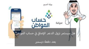 نزول دعم حساب المواطن 1