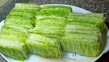 بسرعة الصاروخ.. كيف يمكن تقطيع أكبر كمية من ورق الكرنب بطريقة غير تقليدية؟!!