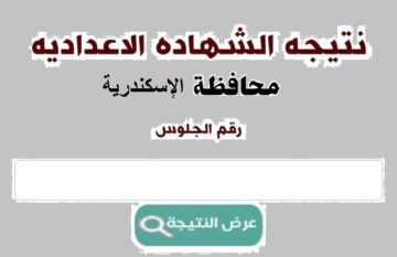 “ظهرت الآن” رابط الاستعلام عن نتيجة الشهادة الإعدادية محافظة الإسكندرية