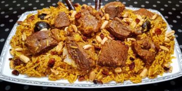 “الوصفة المفضلة للعزومات” طريقة عمل الكبسة باللحم الضاني بطعم ولا في الخيال