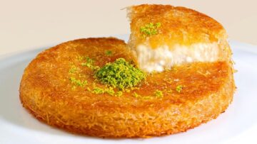 طريقة عمل الكنافة بالقشطة على أصولها بنفس طعم المحلات وأحلي مليون مرة منها