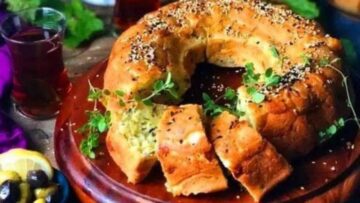 أطيب وألذ فطور طريقة عمل الكيكة المالحة بالزعتر والجبنة والطعم اكثر من رائع