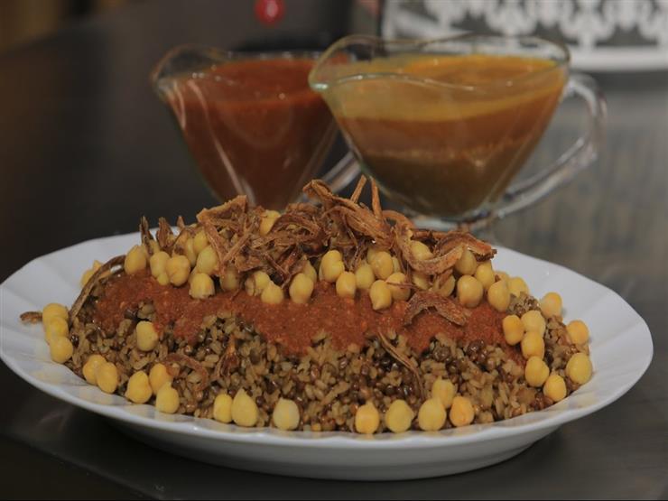 طريقة عمل الكشري المصري بنفس طعم المحلات..حضريه بسهولة في البيت 5 طريقة عمل الكشري المصري بنفس طعم المحلات..حضريه بسهولة في البيت