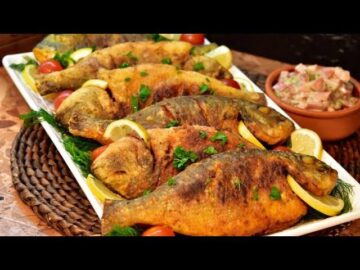 سمك مقلي على طريقة المطاعم.. طعم شهي وقرمشة لا تُقاوم