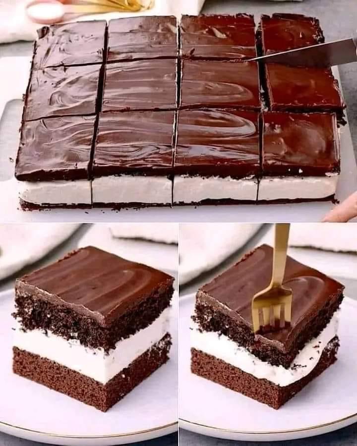 طريقة عمل ألذ كيكة شوكولاتة بالكريمة