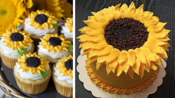 وصفات الفرحة 2024 .. كيك دوار الشمس بأبسط طريقة “sun flower cake”