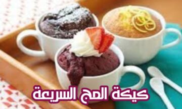 في دقائق اعملي أسرع حلو كيكة المج السريعة