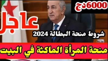تفاصيل منحة المرأة الماكثة في البيت 2024 الجريدة الرسمية في الجزائر