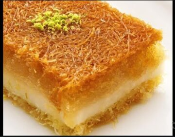 االكنافة بالقشطة بكل أسرارها على طريقة محلات الحلوانى هتعمليها بطعم من الاخر وسر لونها وطعمها المميز مش هتصدقي النتيجه