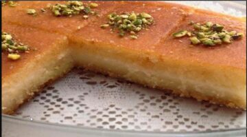 ألذ بسبوسه محشيه بالقشطه.. أفخم واحلي بسبوسه ممكن تعملوه  المرملة الدايبة بتاعت اكبر محلات الحلويات والسر في لونها وطعمها المميز