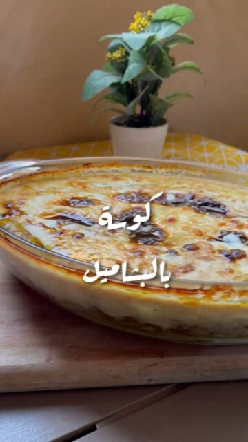صينية الكوسه بالبشاميل.. ولادك هيحبوا الكوسه بهذه الطريقة جدًا طعمها شهي ولذيذ