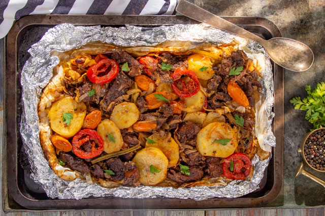 طريقة عمل ورقة اللحمة بخطوات بسيطة وطعم مميز