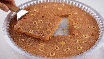 خطوات عمل البسبوسة المرملة بكل سهولة