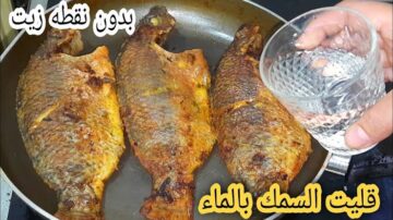 أرميه في الماية وهتبهرك النتيجة.. طريقة تحضير السمك المقلي بدون زيت