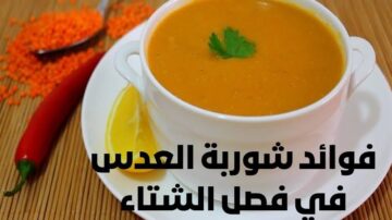 وجبة الشتاء الرئيسية.. تعرف على فوائد كثرة تناول شوربة العدس 