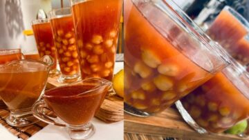 “دفي ولادك في الشتا” طريقة عمل مشروب حمص الشام في المنزل بطريقة سهلة