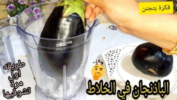 مش هتقلي الباذنجان تاني.. ارمي الباذنجان في الخلاط فكرة جديدة واغلى من الذهب هتعمليها كل يوم