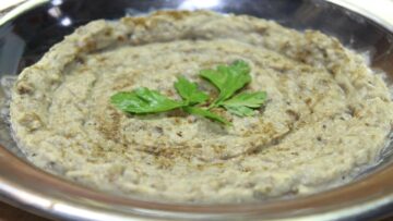 طريقة عمل بابا غنوج بتتبيلة الخل والثوم وبطعم ومذاق رهيب ألذ من المطاعم
