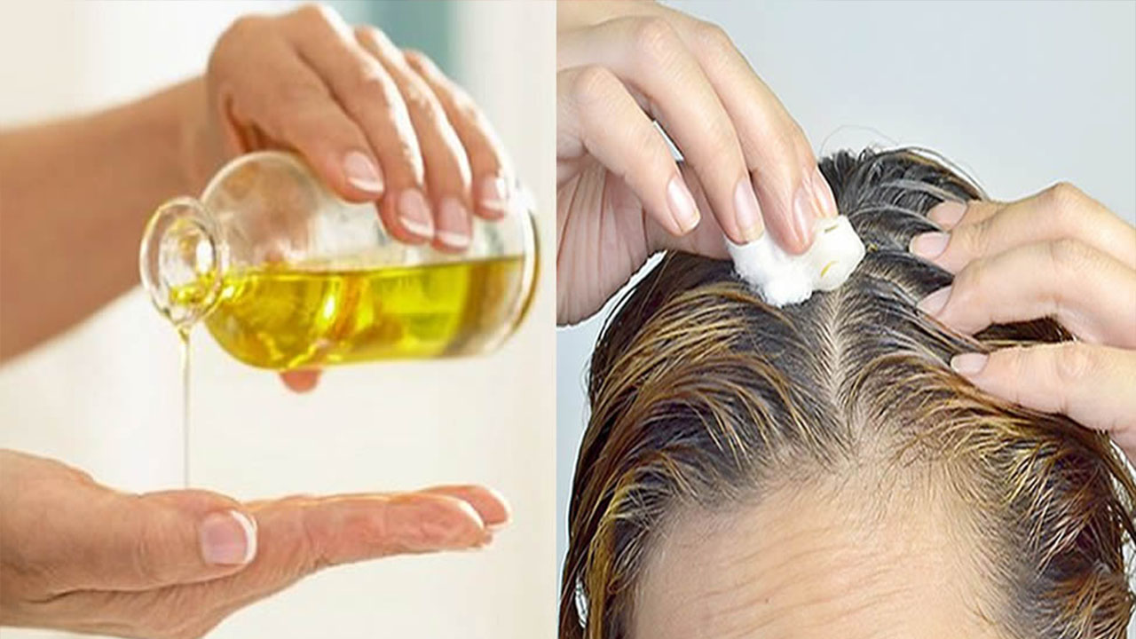 قومي بدهن شعرك بزيت الخروع لمدة 15 دقيقة وانتظري النتيجة 5 قومي بدهن شعرك بزيت الخروع لمدة 15 دقيقة وانتظري النتيجة