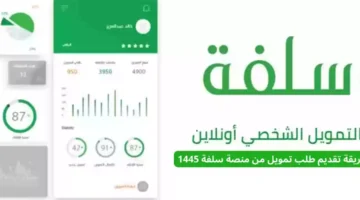 التمويل الشخصي السريع من منصة سلفة 1445 بدون كفيل أو تحويل راتب