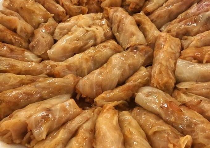 طريقة تحضير محشي الكرنب بكل سهولة