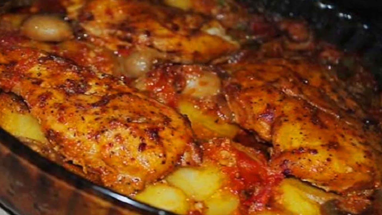 أحلي وأطيب صينية بطاطس بالفراخ بطعم وريحة زمان وبتكاليف اقتصادية