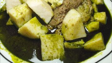 عمل القلقاس بالصلصة وبالسلق والكزبرة بأسهل طريقة