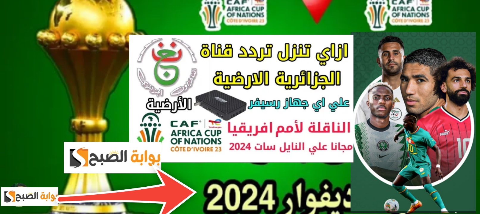 تردد قناة الجزائرية الأولى الناقلة لكأس الأمم الأفريقية 2024 في كوت ديفوار 5 تردد قناة الجزائرية الأولى الناقلة لكأس الأمم الأفريقية 2024 في كوت ديفوار