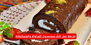 “جربيها ومش هتعملي حلويات غيرها للعيال”.. طريقة عمل كيك سويسرول الفراولة والشوكولاتة فى المنزل بطعم خرافي!!