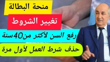حقيقة رفع منحة البطالة فوق 40 سنة للمواطنين 2024