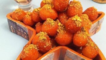 العوامة المقرمشة أحلى الحلويات الشرقية الغير مكلفة في المنزل بالدقيق والماية