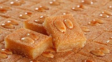 خطوة بخطوة. طريقة عمل البسبوسة بالسميد والزبادي