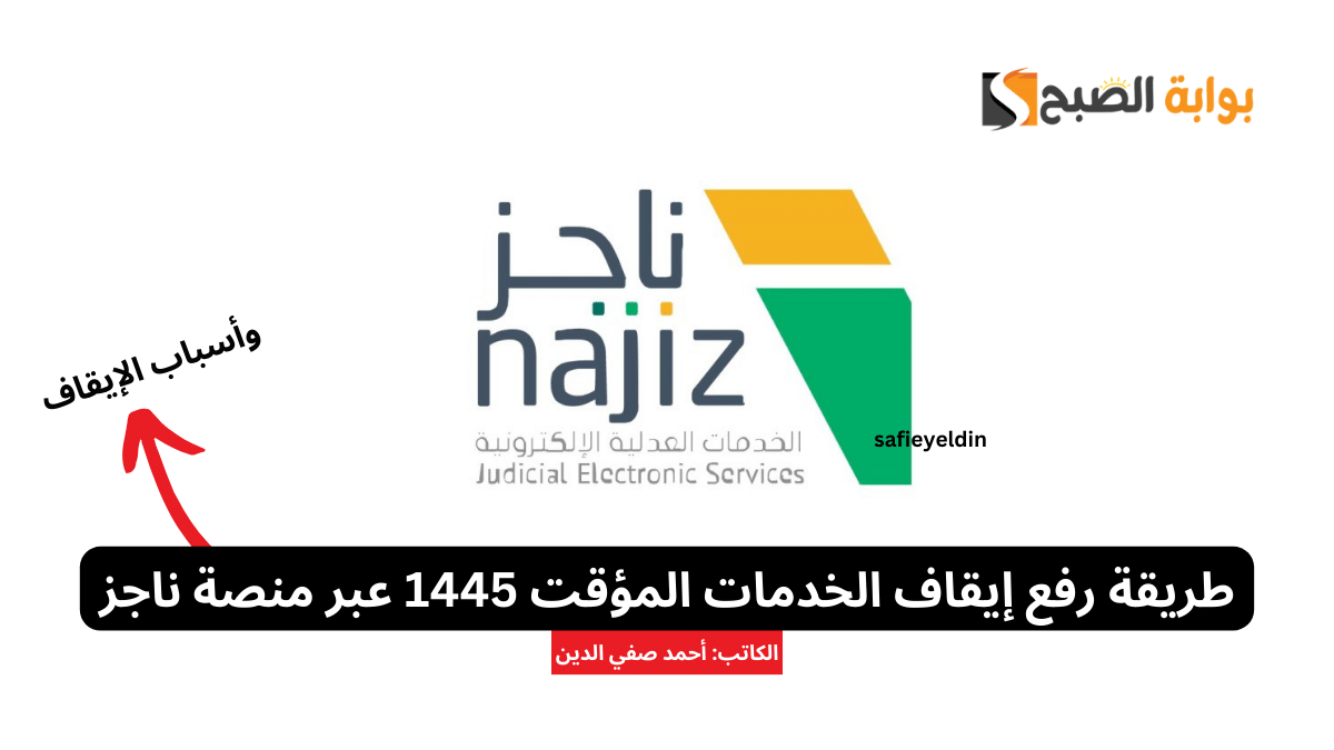 طريقة رفع إيقاف الخدمات المؤقت 1445 عبر منصة ناجز وزارة العدل najiz.sa 2 طريقة رفع إيقاف الخدمات المؤقت 1445 عبر منصة ناجز وزارة العدل najiz.sa