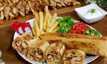 بطعم الجاهزة| طريقة عمل شاورما الفراخ السوري اللذيذة