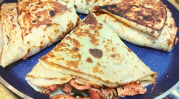 طريقة تحضير كريب الدجاج المشوي