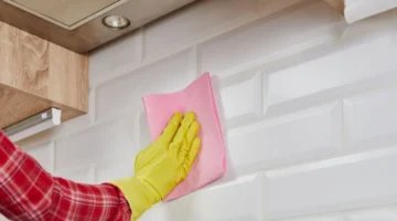 طريقة تنظيف حوائط المطبخ