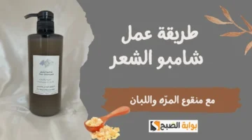 طريقة عمل الشامبو 1