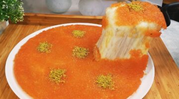 طريقة عمل الكنافة بالجبنة النابلسية