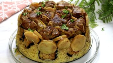 “طعام شهي لكل العائلة” طريقة عمل المقلوبة باللحمة بخطوات سهلة ومكونات بسيطة وطعم رائع