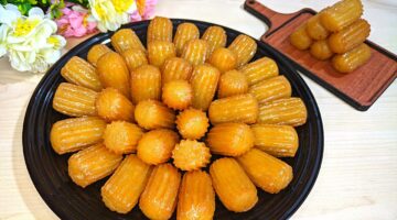 طريقة عمل بلح الشام المقرمش 2