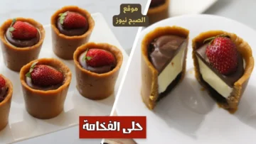 لا تفوتي تجربة الطعم الخيالي لألذ وأرقى الحلويات مع أسهل طريقة عمل حلوى البسكويت الخفيفة بدون فرن