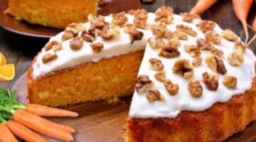 طريقة عمل كيكة الجزر
