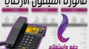 فاتورة التليفون الأرضي