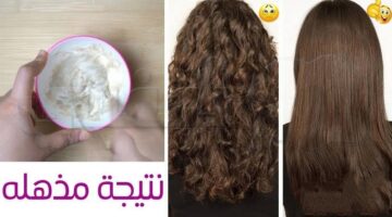 فرد الشعر المجعد بطرق طبيعية
