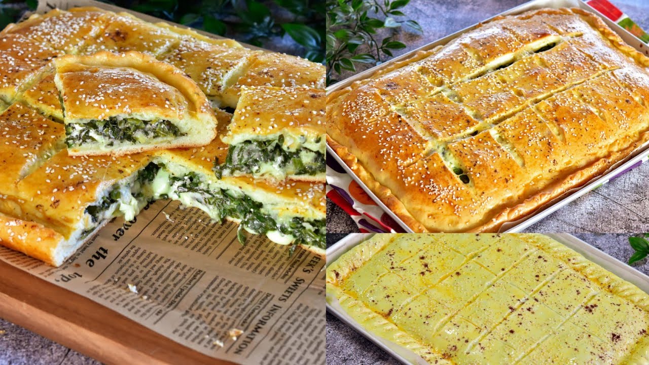 فطيرة السبانخ بالجبنة أطيب أكلة بمكونات بسيطة 5 فطيرة السبانخ بالجبنة أطيب أكلة بمكونات بسيطة