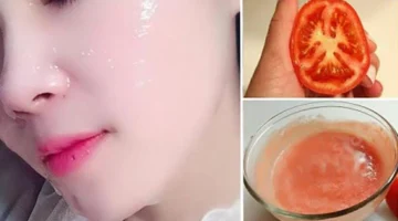 ماسك الطماطم والنشا للوجه